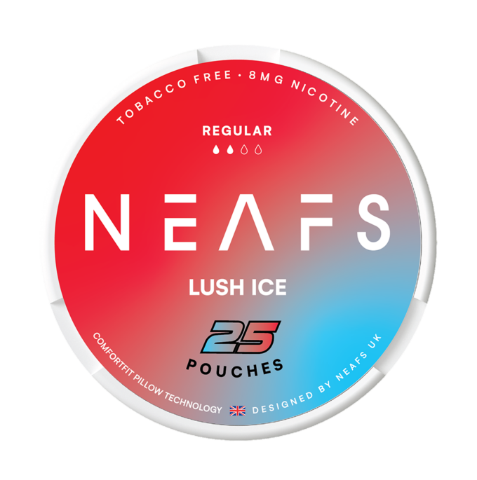 NEAFS bolsas de nicotina lush ice, paquete de 5
